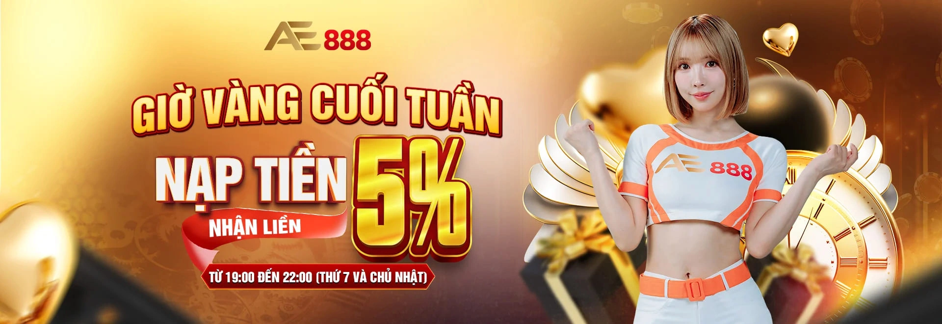 Banner AE888 về nổ hũ, slot game và bắn cá cùng các chuyên mục giải trí đa dạng